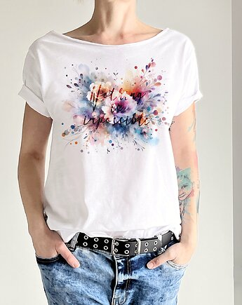 Nothing's impossible Biały Oversize, ONE MUG A DAY