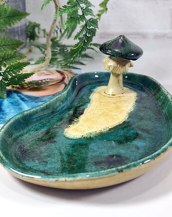 Ceramiczna misa Leśna Polana z grzybkiem, 10FingersArt