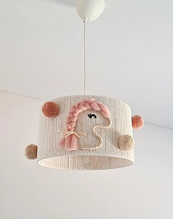Lampa sufitowa dla dziewczynki "Koniki", Marmys Felt Studio