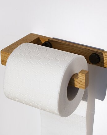 Drewniany uchwyt na papier toaletowy, POZYTYWNIE W DREWNIE