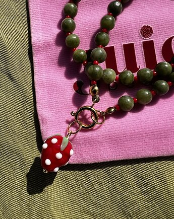 Naszyjnik 2w1 z odpinaną truskawką, Juicy Beads