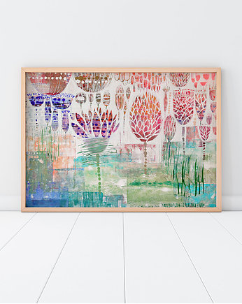 Plakat 100x70 cm - Kwiaty, Gabriela Krawczyk