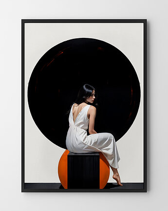 Plakat  Woman Black Circle, HOG STUDIO