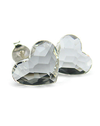 Kolczyki Swarovski Crystal - Serce z kryształu, Marisella