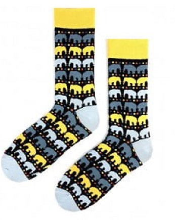 Skarpety słonie  FUNNY SOCKS, EsteraShop