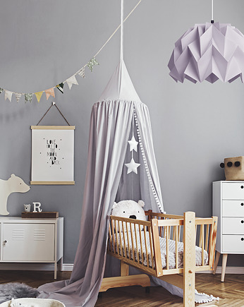 Lampa wisząca origami ICEBERG L liliowa, Ynska