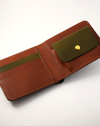 Portfel ręcznie robiony ze skóry naturalnej, Lucia Leathercraft