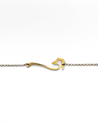 Bransoletka "Chart linearny" złota, Złotnia