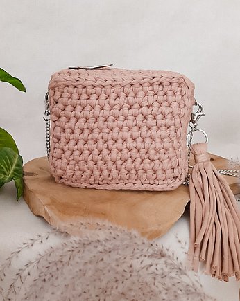 Torebka kuferek mini square bag - ciasteczko, Damariz