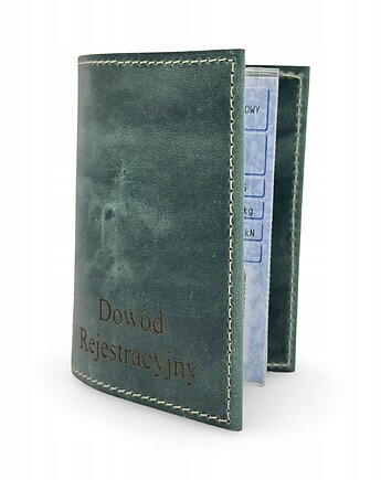 Etui na Dowód Rejestracyjny na Dokumenty Pokrowiec Zielone Parker Quality, Parker Quality
