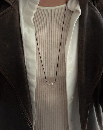 Naszyjnik jedwabny perły, Vander jewelry