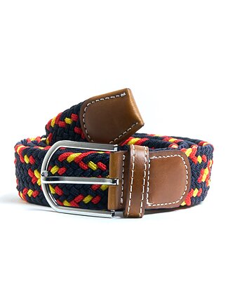 Pleciony pasek Black Red Yellow, Pineapplestyle