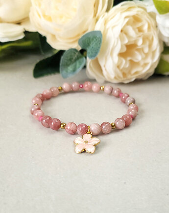 RADOŚĆ- bransoletka z kwiatkiem, Seylla pracownia