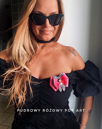 Nowa Kolekcja ART z postaciami 3d wyrwanymi z obrazu, Pudrowy Różowy