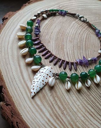 Kolekcja plemienna - choker w stylu boho, unikarium