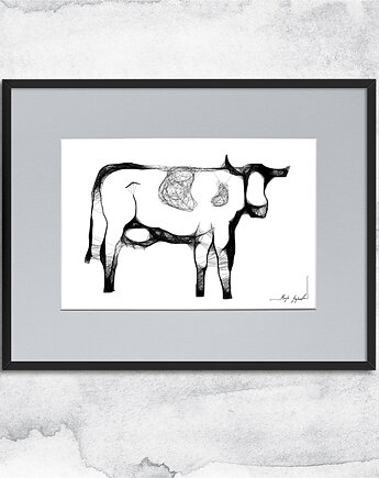 Autorska grafika z ramą - nr 74, Maja Gajewska