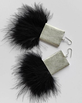 PIÓRKO kolczyki, Katarzyna Kaminska ART