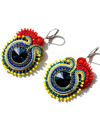 Sutaszowe kolczyki TOLEDO, Sylwia Żak