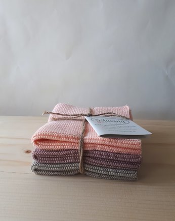 Myjki zestaw  róż masala oliwka, naniby