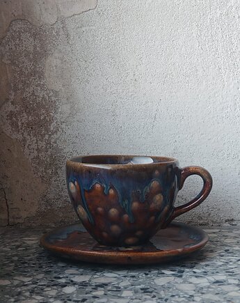 Filiżanka z talerzykiem, MOM S HANDMADE