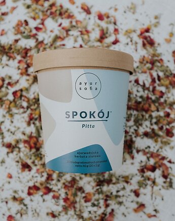 Herbata ziołowa SPOKÓJ Pitta 40g saszetki, Ayursofia