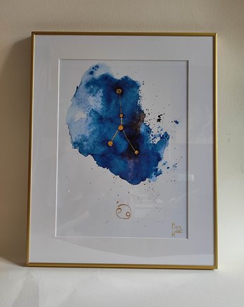 Wybrany Plakat format A4 Baran i Waga  i Wodnik plus rama złota 30 cm x 40 cm, My Moment