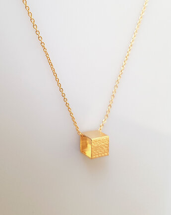 Naszyjnik pozłacany Golden Cube, Mitsu