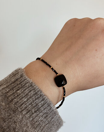Bransoletka Onyks i Agat Czarny, Chmolowska Jewellery
