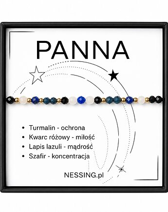 PANNA bransoletka zodiakalna, NESSING handmade