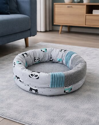 Legowisko patchwork dla kota lub małego psa, kociedobrocie