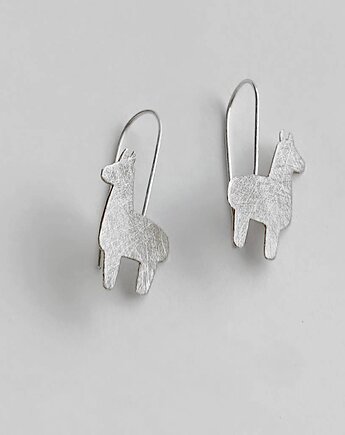 Alpaka kolczyki, Katarzyna Kaminska ART