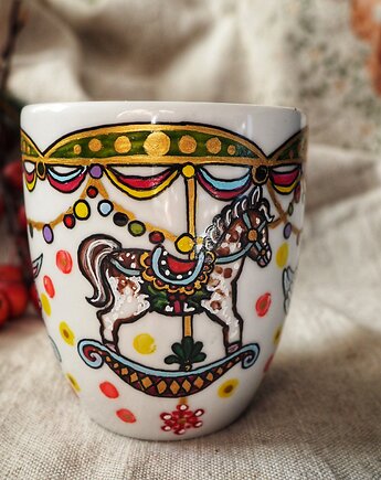 Kubek świąteczny Karuzela retro, ka.linea