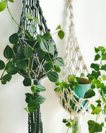 Makramowy kwietnik na ścianę Biust piersi kobieta, Hygge Macrame
