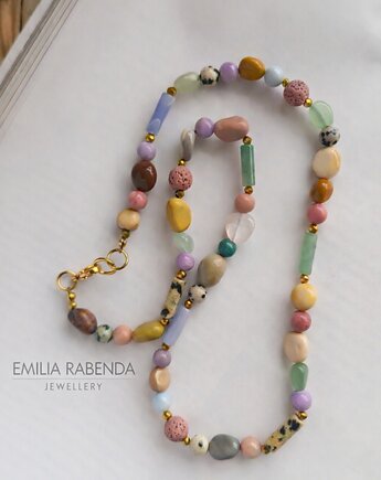 Bloom pastel- naszyjnik, Emilia Rabenda