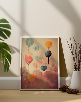 Plakat Dziecięce Baloniki, Abstraktoria