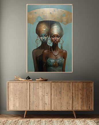 Oblicza Innych Wymiarów - Plakat - Druk - Abstrakcja, Surrealizm, Loft #10, Black Sapphire Art
