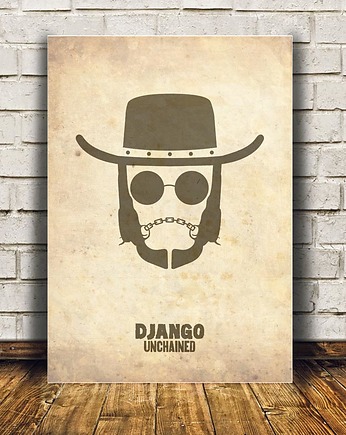Plakat Django Unchained, minimalmill