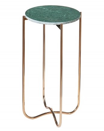 Stolik pomocnik zielony marmur 62x35cm, Home Design