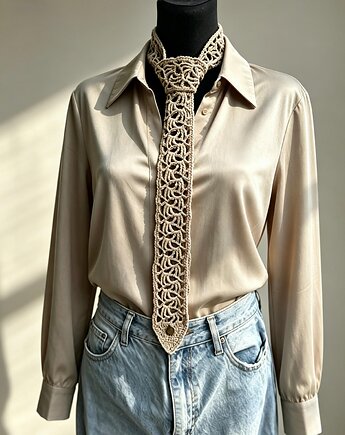 Krawat handmade z bawełny, BearBodi