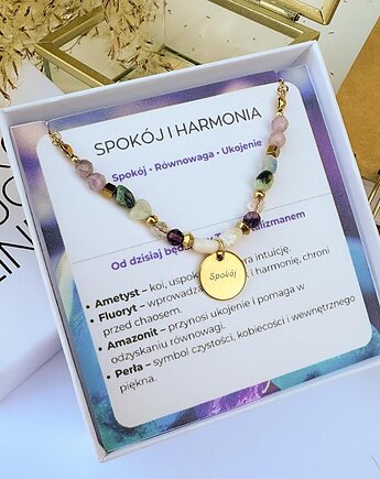 Bransoletka spokoju i harmonii Z GRAWEREM, KaroBijouLine