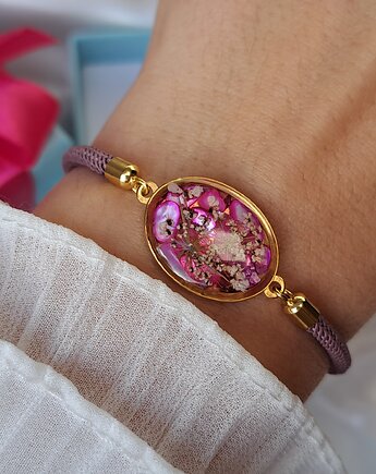 Bransoletka Dzika Marchew Na Różu, Frant Art Jewellery