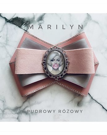 Kolekcja Brosz z Marilyn Monroe NOWOŚĆ Ikona Stylu, Pudrowy Różowy