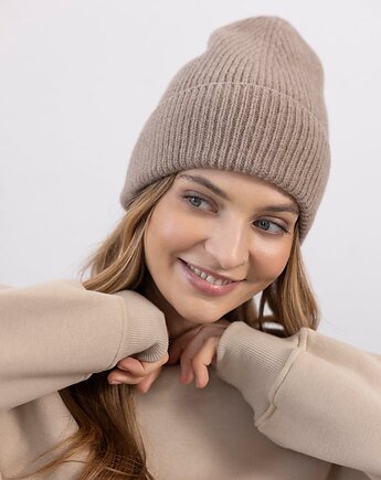 Czapka Gentle Cashmere Piaskowy, MKTP