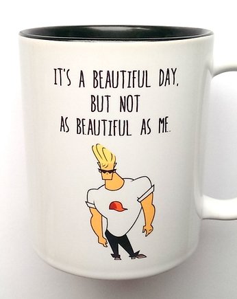 KUBEK  Beautiful day z CZARNYM WNĘTRZEM, FarrowDesign