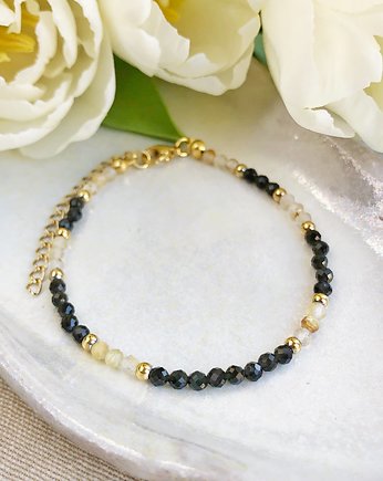 Bransoletka Little Luck Autumn obsydian kryształ, Gleeme Jewellery