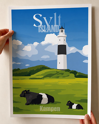Plakat  Latarnia morska Sylt, Tableau Edition