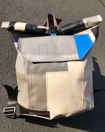 Plecak Rolltop M Razborkaarplastmasas, 95% Upcycled Materials