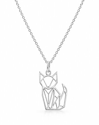 LIS/ KOT -naszyjnik srebro, złoto, różowe złoto, ISSI Jewelry