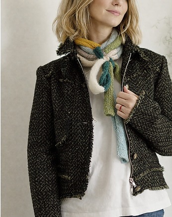 Szaliko - długi szalik w zielonej tonacji, MonDu