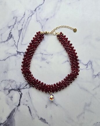 Choker 5-rzędowy Fashion Gloss, AFRODITTE COLLECTION